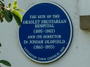Oriolet Fruitarian Hospital - Oldfield, Josiah (id=9721)